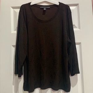 Brown and Black with Felt Designs